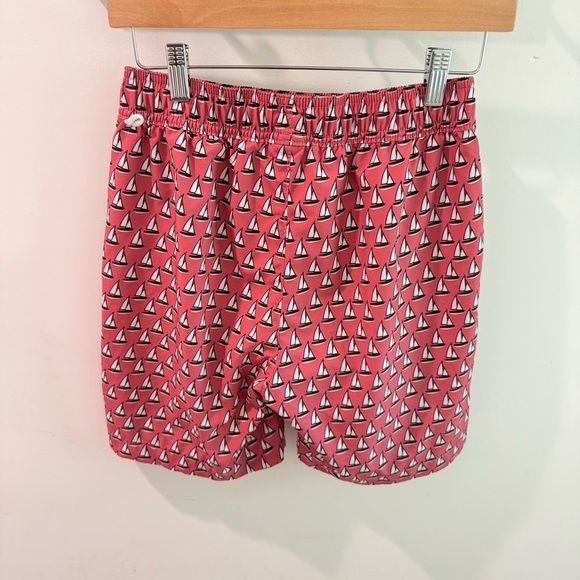 J Crew Crewcuts Boys Sailboat Swim Trunks Size 14 - Picture 3 of 6